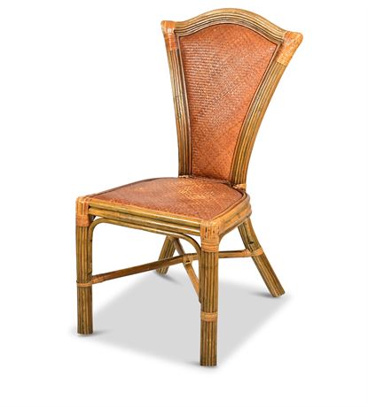 Bamboo and Cane Accent Chair