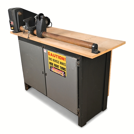 Craftsman 12″ Wood Lathe – Model 113.228162 with Cabinet & ½ HP Motor