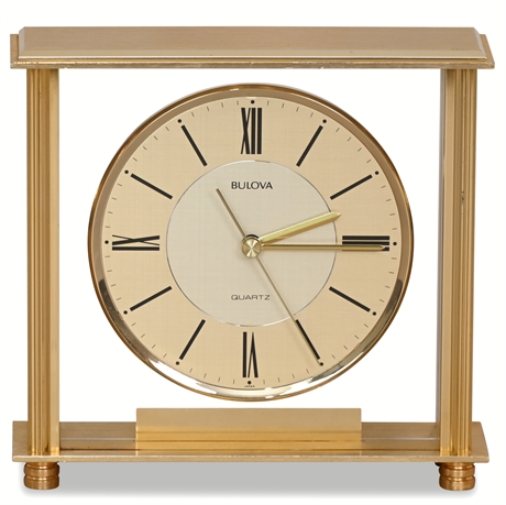 Bulova Grand Prix Clock