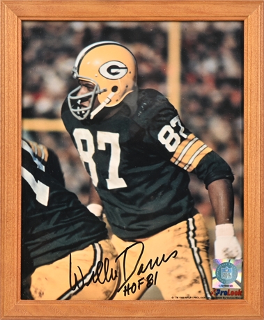Green Bay Packers Willie Davis Autographed Photo