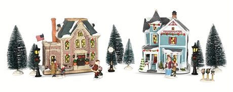 Holiday Time Village Set