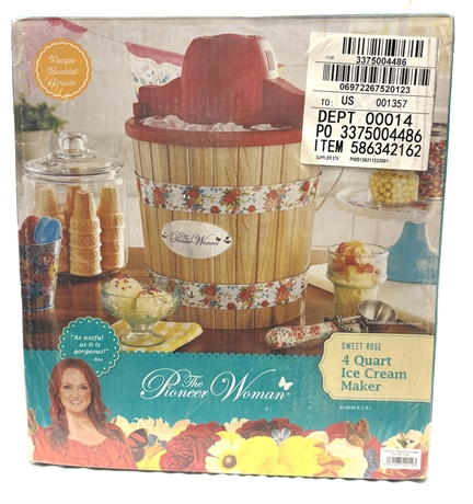 Pioneer Woman Ice Cream Maker