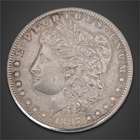 1897-S Morgan Silver Dollar, San Francisco Mint