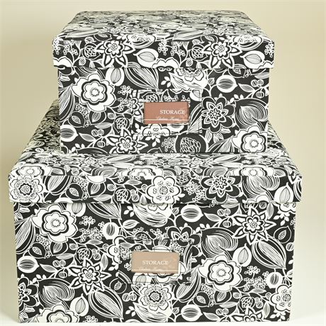Upholstered Storage Boxes