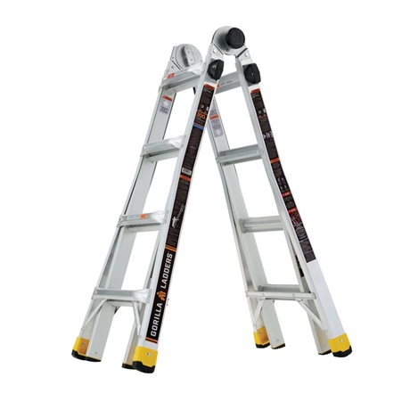 Gorilla Ladders MPXA 18 ft. Ladder GLMPXA-18-2 – Type IA, 300 lb Capacity