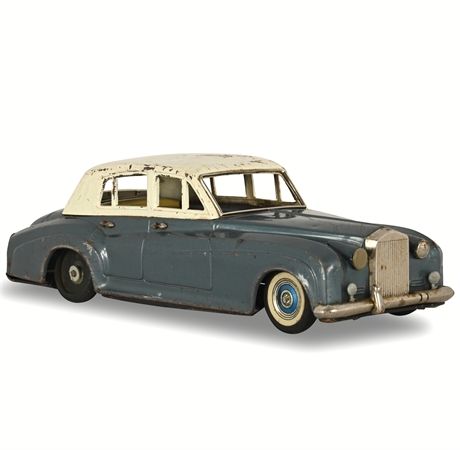 Bandai Japan Tin Rolls-Royce Silver Cloud – “Sign of Quality,” ca. 1950s, 11.25"
