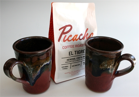 High Fired Mugs with Picacho Coffee Roasters