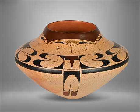 Hopi Pot By Award Winning Artist Stetson Setalla