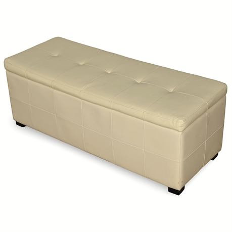 Tufted Storage Bench