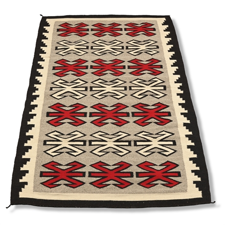 Mid-Century Navajo Rug – Water Beetle Design