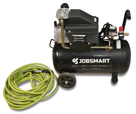 JobSmart 10 Gallon 125 PSI Air Compressor