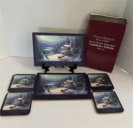 Thomas Kinkade Trivets and Coasters