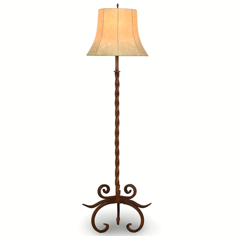 66" Wrought Iron Floor Lamp