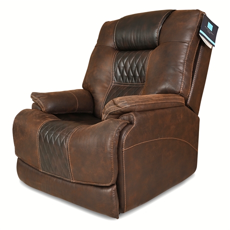 Flexsteel Dakota Power Rocker Recliner — Two-Tone, USB
