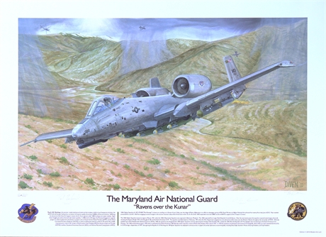 'Ravens Over The Kunar' - Bob Diven Signed Limited Edition Print (#2 of 300)