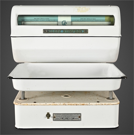 Globe-Stimpson Model 81 Electric Computing Scale — Louisville KY, 30 lb Capacity