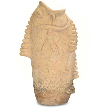 Terracotta Fish Vase