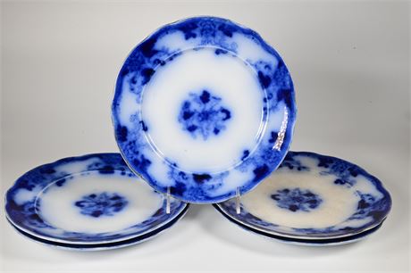 5 Piece I P.Co Vitreous Porcelain Flow Dinner Plates