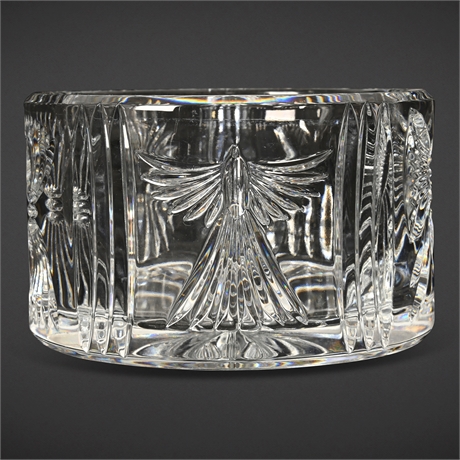 Waterford ‘Millennium’ Cut Crystal Wine Coaster — Peace Dove Motif
