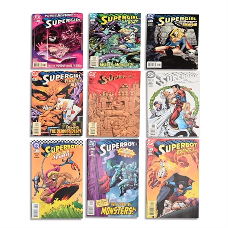 Vintage Superboy & Supergirl Comics