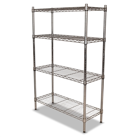 54" HDX NSF Chrome Wire Shelving Unit