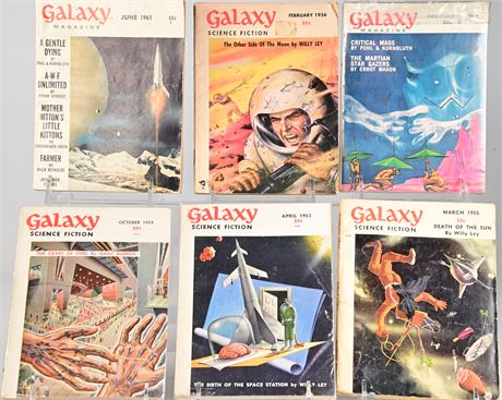 Galaxy and Science Fiction Books
