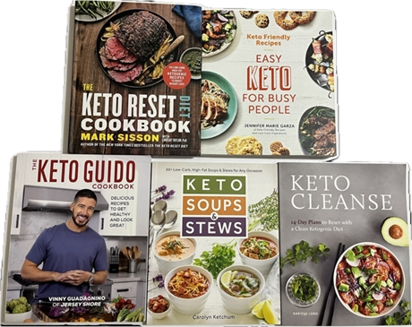 Set of Keto Cookbooks