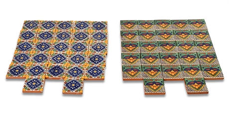 (54) 2" X 2" Talavera Tiles