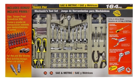 TradesPro 164pc Mechanics Starter Tool Set (837364)