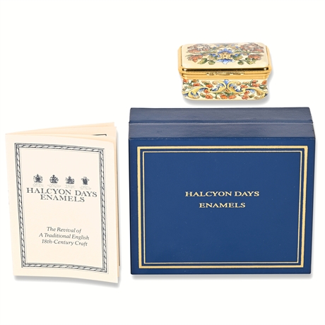 Halcyon Days Enamel Box – Hermitage Museum “Louis XVI, the Sun King” Design