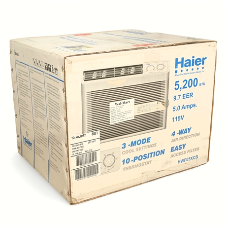 Haier 5,200 BTU Window Air Conditioner - Model HWF05XCB