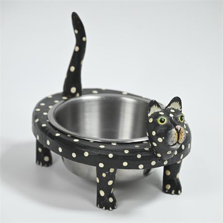 Whimsical Cat Bowl