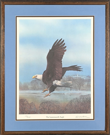 Ken Walker "The Leavenworth Eagle" Signed Limited Edition Lithograph 648/2000