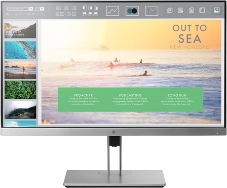 HP EliteDisplay E233 23-Inch Screen LED-Lit Monitor Silver