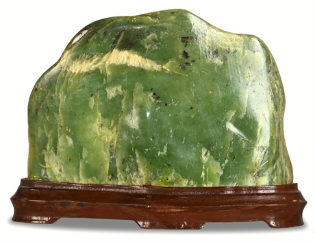 Chinese Spinach Jade Scholar's Rock