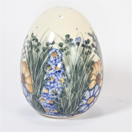 Polish Pottery Egg
