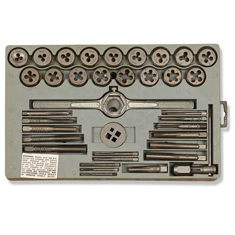 Craftsman® 37-Piece Metric Tap & Die Set - Complete and Marked