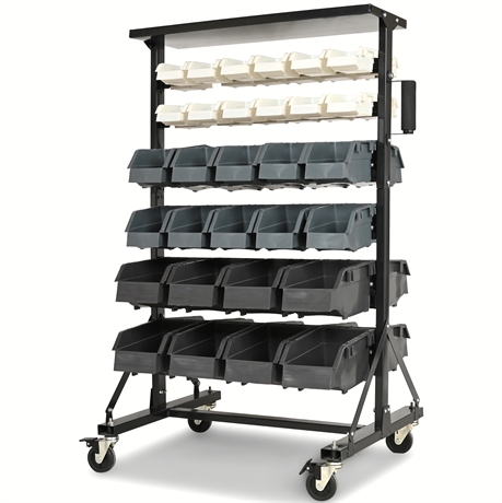 43" Double-Sided Hardware/Supply Cart