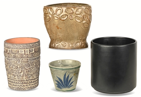 Gainey Ceramics Pot and Other Pots