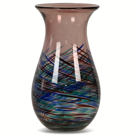 10.5" Blown Glass Vase
