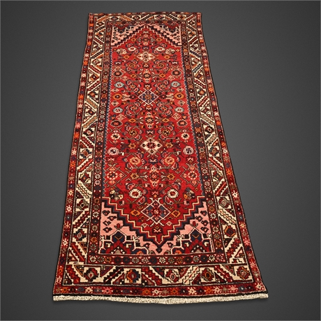 Persian Hamadan Runner, Herat Design — Wool, Iran, Mid-20th C