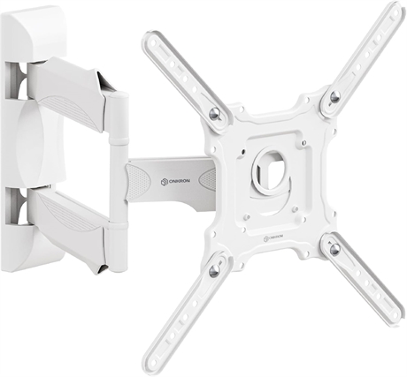 KRON M4W Articulating TV Wall Mount 32"-55" 35kg VESA 400x400 White