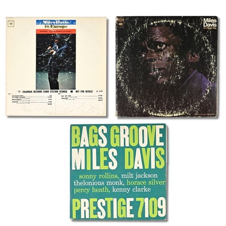 Miles Davis LP Collection — Bags’ Groove, In a Silent Way, Miles Davis in Europe