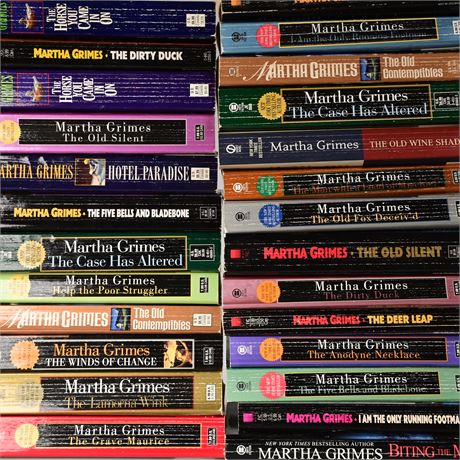 Collection of Martha Grimes Books