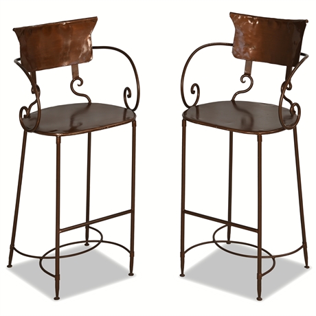 Wrought Iron Bar Stools