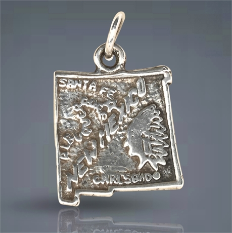 Vintage New Mexico Sterling Silver Charm/Pendant