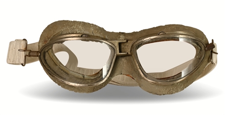 WWII US Army Air Force Navy Pilot Flying AN-6530 Goggles