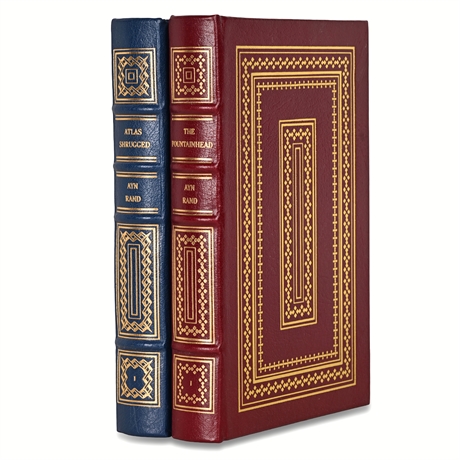 Easton Press Ayn Rand Classics – 2-Volume Set: Atlas Shrugged & The Fountainhead