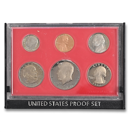 1980-S United States Proof Set — Six-Coin Set in Original Mint Packaging