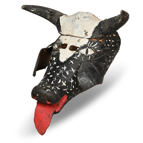 Antique Bull Mask